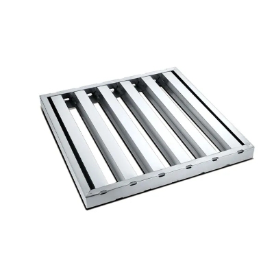 Mesh louver grease filter